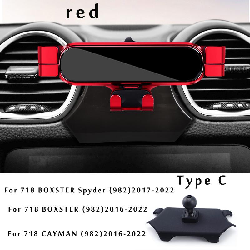 Car Phone Mount Holder For Porsche 718 Boxster Spyder 982 Panamera 971 Macan 95b Cayenne 92A Coupe 9YB Interior Accessories