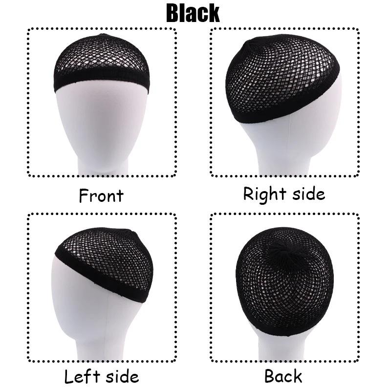 Breathable Elastic Hair Net Wig Cap with Two-End Opening for High Elasticity and Protection