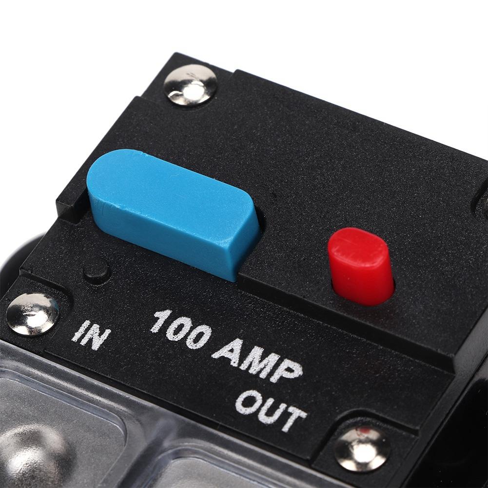 80A 300A Car Resettable Circuit Breaker Self Recovery Fuse Manual Reset Button