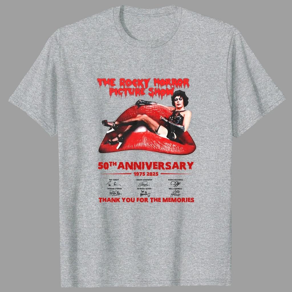 The Rocky Horror Picture Show 50th Anniversary 1975-2025 TShirt High-end Luxury Is for Both Men and Women Top Y2k
