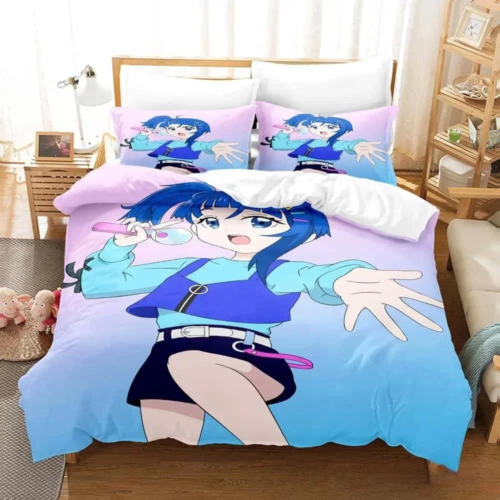 Comforter 3D Anime Kawaii Girls Sora Harewataru Bedding Set Printed With Soft Single Double Queen Super King Size