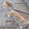 Transparent Trim Dog Raincoat for Outdoor Walking - Fits Golden Retrievers & Labradors