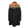 ZARA Mod coat M black Cotton filling Women Used