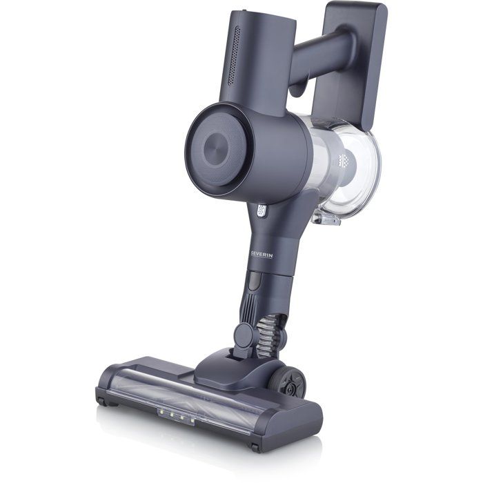 SEVERIN HV7178 - Aspirateur balai sans fil 2-en-1 - 11 000 Pa - 35 min - 500 ml - Bleu / Noir