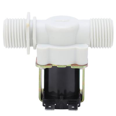 Solenoid Valve G12 Threaded Normal Closed Inlet Brass Nylon Industrial Control Parts DC24V