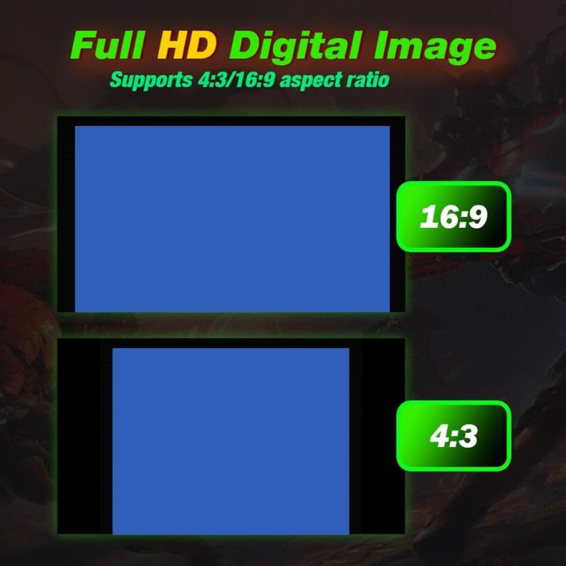 Videospiel-Adapter für Konsolen-Spiel-Adapter 16:9/4:3 Austausch RGBS VGA zu HDTV Konverter Gaming Zubehör