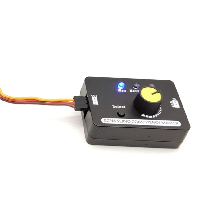 Lightweight Servo Performances Checker 3CH Servo Meter for UAV Adjustments and Electronic Speed Controller Testing