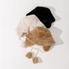 Solid Color Winter Fisherman Hat Anti-cold Plush Bucket Cap Ushanka Plush Panama Hat  Outdoor