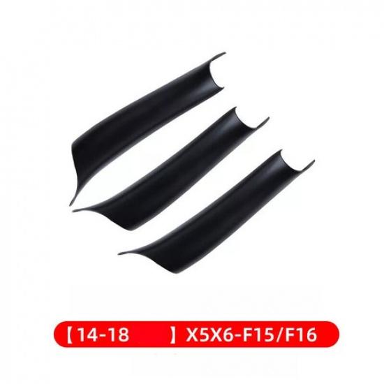 3pcs Interior Door Pull Handle Cover Trim For BMW X5 F15 Handle Protection Cover