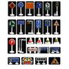 56Pcs/Set Eye-catching Compact Premium Wide Application Road Traffic Sign Kit Children Toy