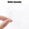 40Pcs Practical Transparent Wall Hooks Adhesive Power Plug Holders Hanging Hooks For Home And Office Use