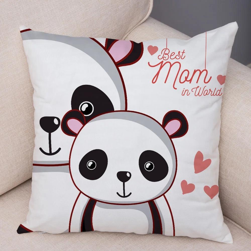 Cartoon Fox Rabbit Print Pillowcase Car Ornaments Office Living Room Home Pillowcase