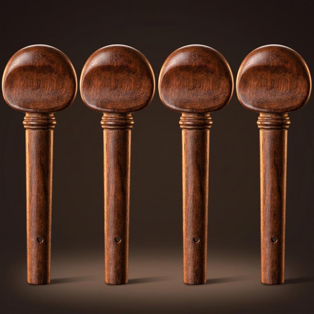 4 Pieces Violin Tuning Peg Antique tunes r Tapered for Violinists, Luthier, Instrument