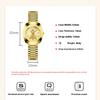 VA VA VOOM Couple Quartz Watch Yellow Gold Diamond Waterproof Steel Belt Watch