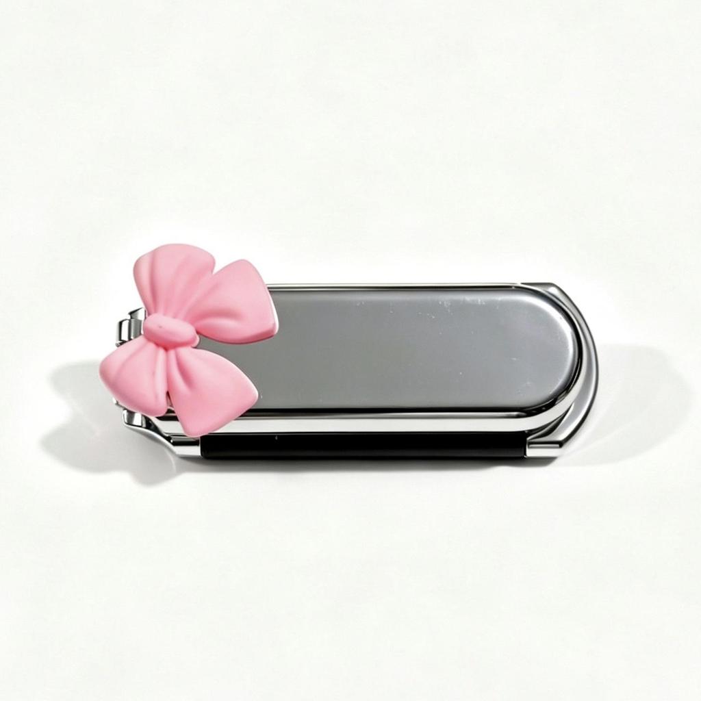 Portable Folding Airbag Cushion Comb with Mirror - Massage & Hairdressing Tool