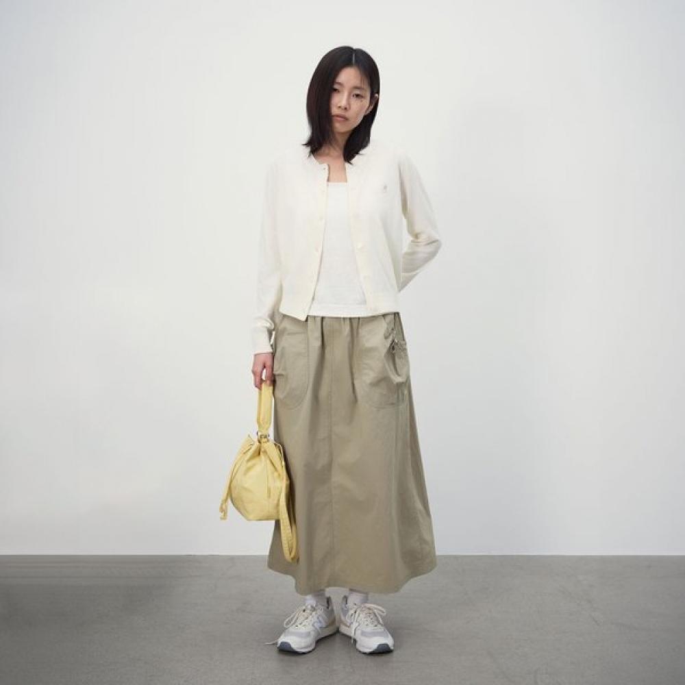 Kangol Women S Nylon Shearling Skirt 8122 Beige SS