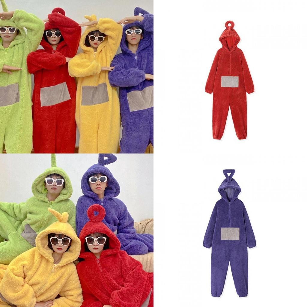Teletubbies Cosplay Coral Velvet Sleepwear For Ultimate Comfort And Style