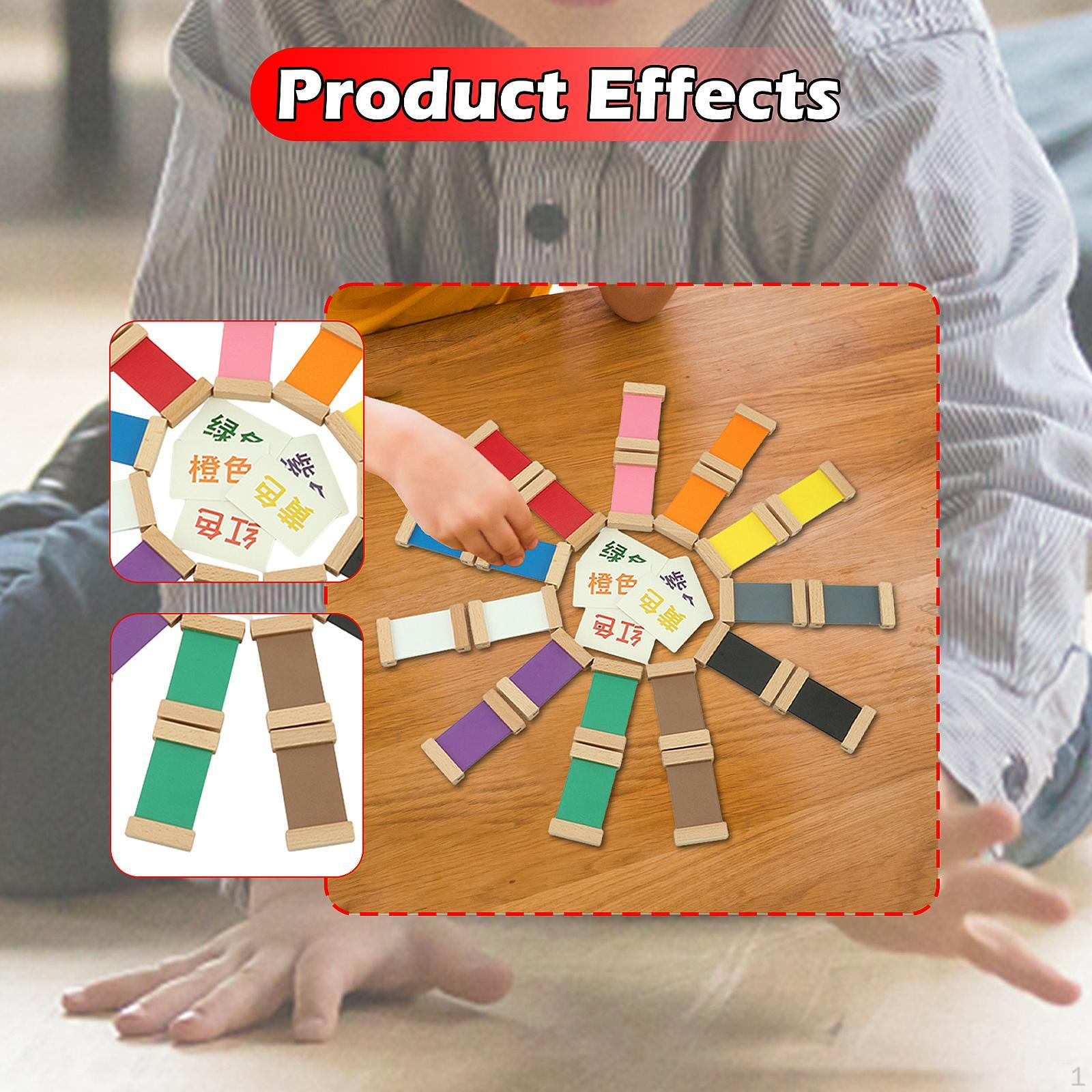 

Цветные игрушки Подходящий подарок для детей Различать цвета Развивающая детская образовательная игрушка 11