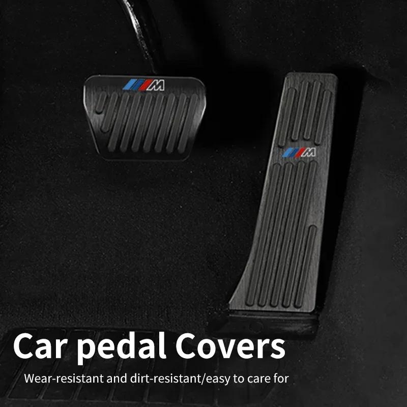 DBTW9 Car Sticker 2025 Hot For BMW 2Pcs Car Logo Door Pedal Cover Alloy Door Pedal Cap Accessories For BMW E30 E34 E36 E39 E46 E52 E53