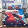 Cartoon Pattern Bedding Quilt Set Quilt Cover Pillowcase Home Decoration Birthday Gift (1 * Duvet Cover + 2 * Pillowcase, Without Core)