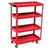 Zestaw 4 kółek meblowych z PVC 1"/1,25"/2" odpornych na zużycie, cichych, uniwersalnych, ciężkich, obrotowych kółek 360 stopni