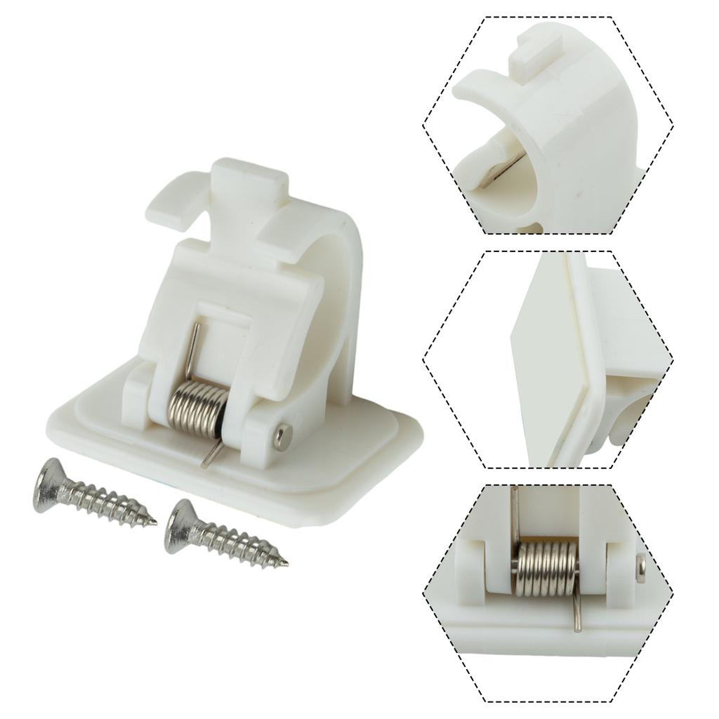 Rack Holder Fixing Buckle Self-adhesives Wall Mounted ABS