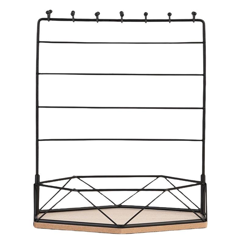 Metal Earring Jewelry Rack 7-layer Cosmetic Ring Storage Rack Bracelet Necklace Jewelry Display Prop