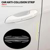 4PCS Car Door Transparent Anti Collision Protector Bar Stickers For Renault Megane 2 3 4 Twingo Clio Talisman Captur Trafic Kwid R444