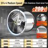 304 Stainless Steel High-Temp Resistant 220V/380V Waterproof Anti-Corrosion Industrial Axial Ventilation Fan