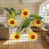 Bite-Resistant Wooden Parrots Ferris Wheel With Bearings Bird Swing Toy  Bird Cage Accessories