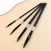 4-Piece Wooden Handle Wire Blade Art Knife Oil Brush Set for Watercolor and Acrylic Painting