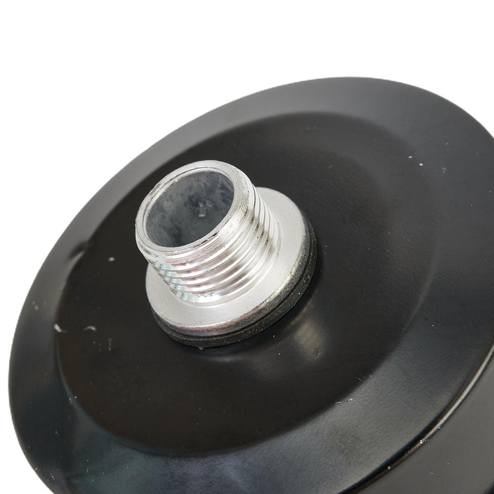 For Piston Compressors Air Compressor Muffler Set Pump Noise Metal Black