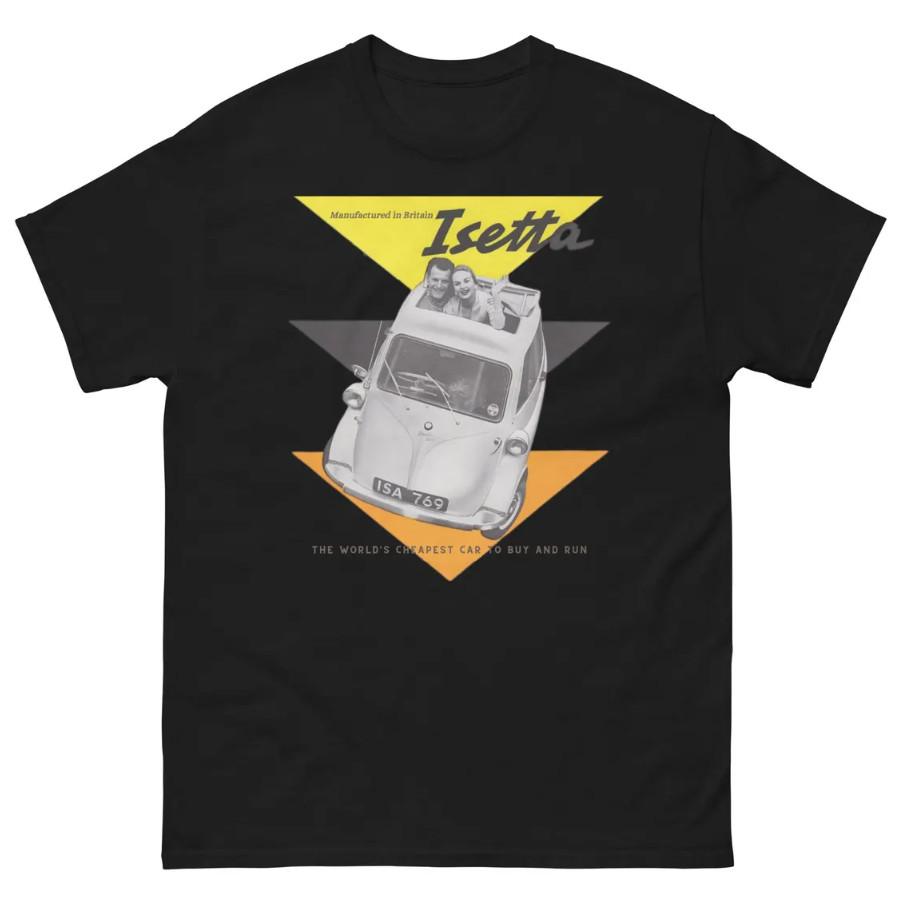 Isetta Microcar Retro Bubble Car 50s Classic Micro Car Vintage Auto Lover Shirt Unisex T-Shirt XXXXL