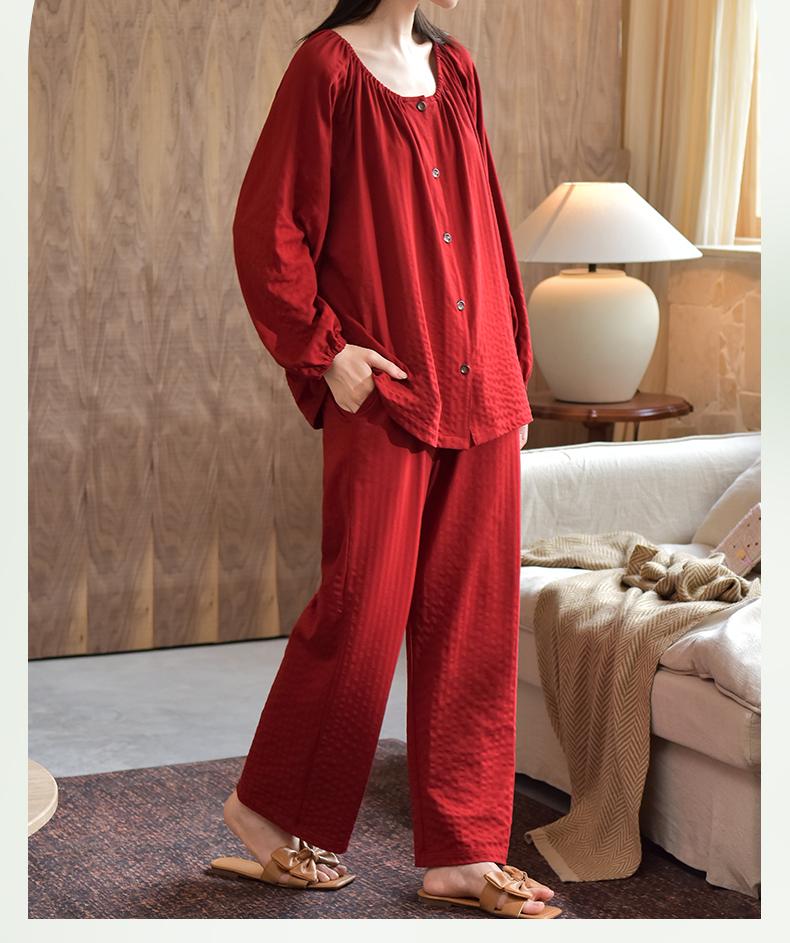 Xuan Liang Year of the Horse Bubble Cotton Pajamas