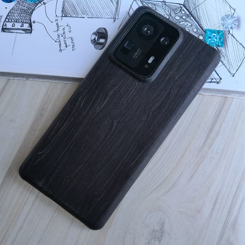Xiaomi Mix4/Mix2S Aramid Fiber Bamboo Wood Protective Case: Thin, Anti-fall Mobile Phone Cover