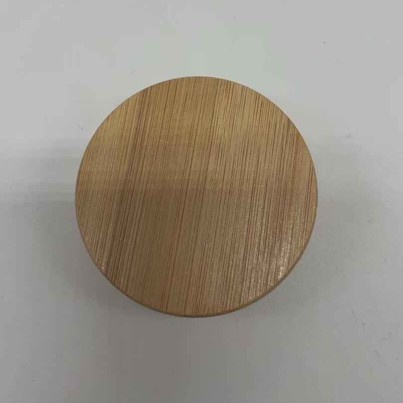 Glass Storage Jar with Bamboo Wood Lid - Sealed Transparent Jar for Tea and Kitchen Organization