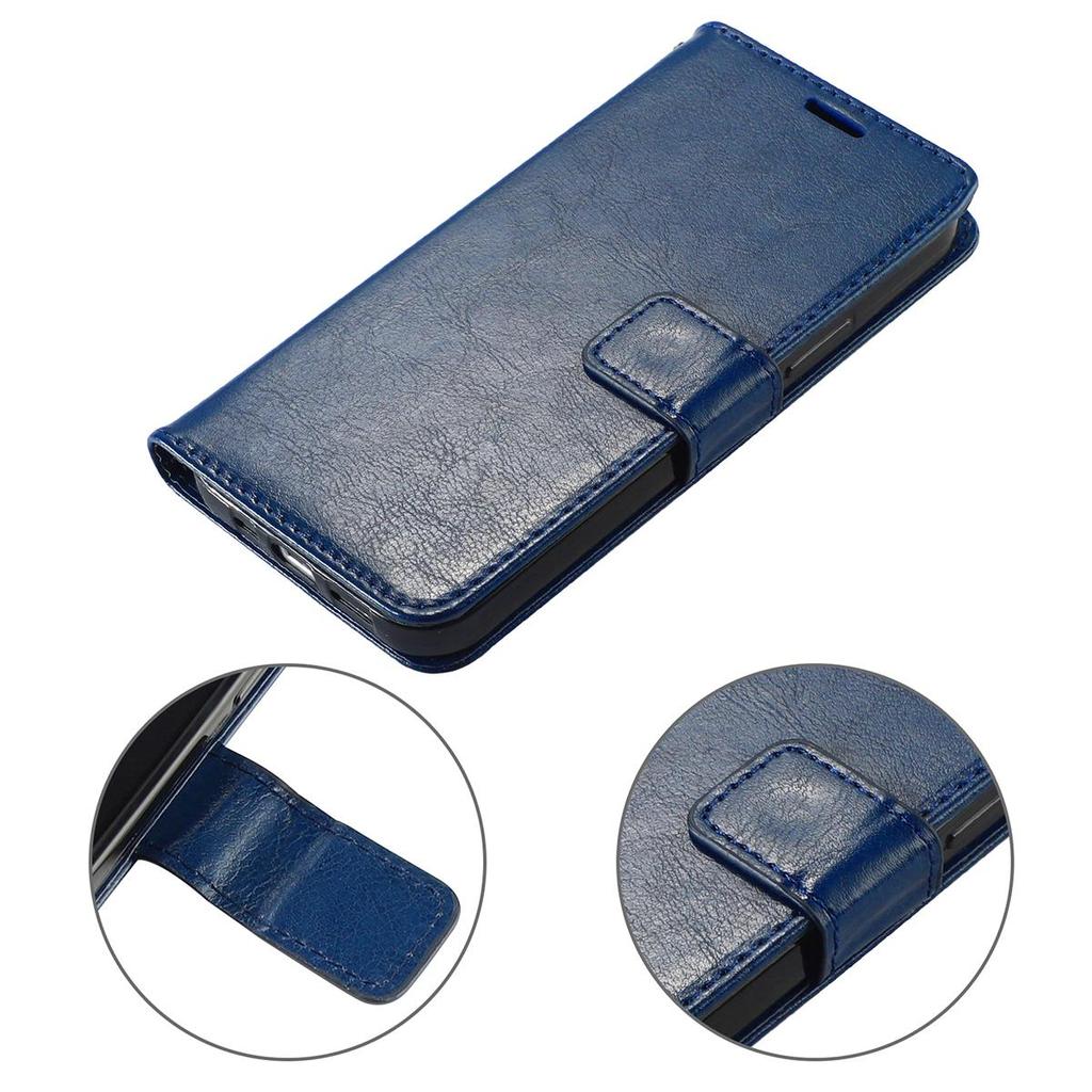 Crazy-Horse-Textur PU-Leder Handyhülle für Xiaomi 17T Pro, 17T Kartenfächer Bargeldfach Hülle