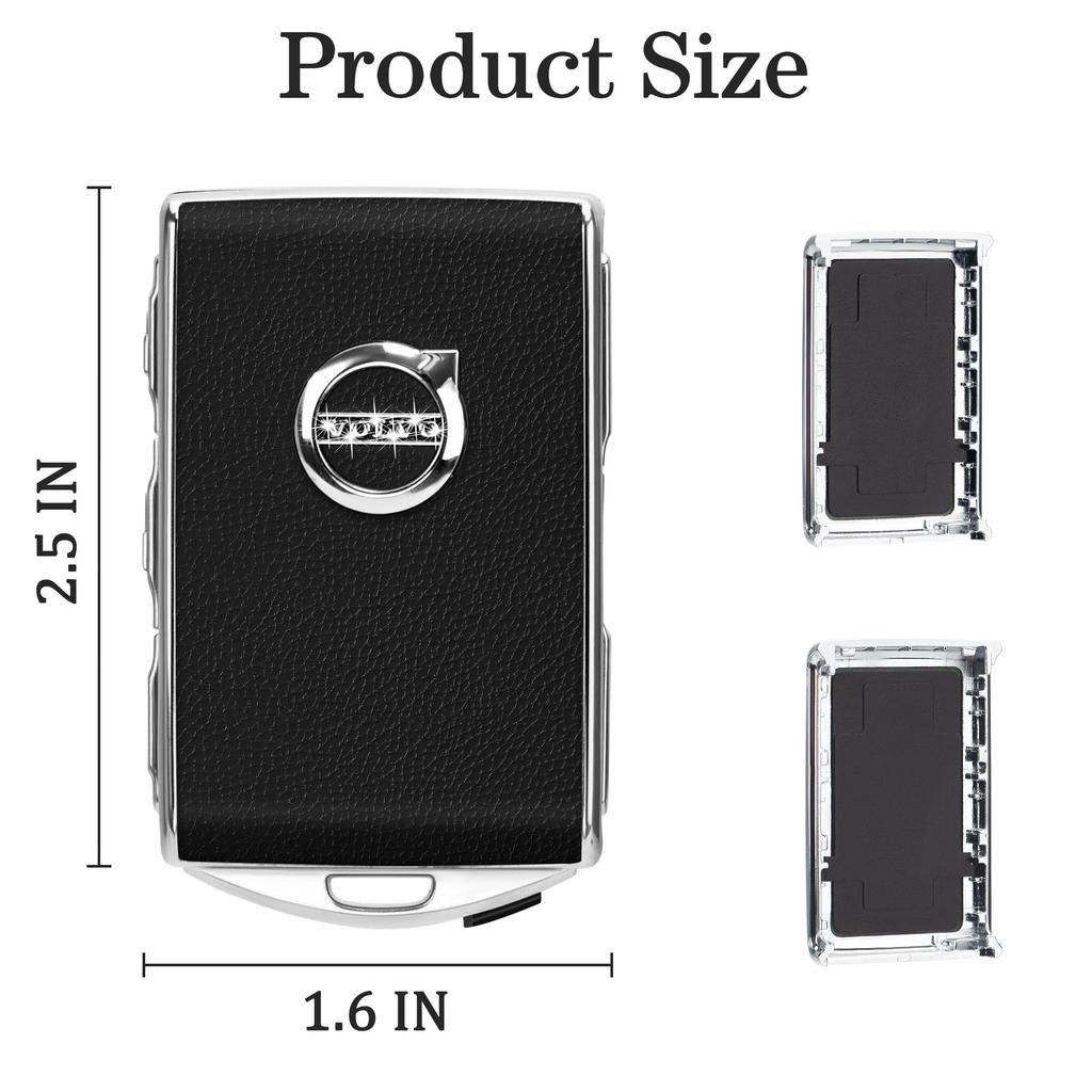 Car Key Case Fob Cover for Volvo XC90 XC60 XC40 S60 S90 V90 Polestar