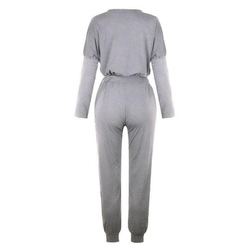 Tracksuit Women 2 Piece Set Loose Comfortable Simple Style Solid Color Long Sleeve Casual Suit Clothes 2024 Top Spring Autumn