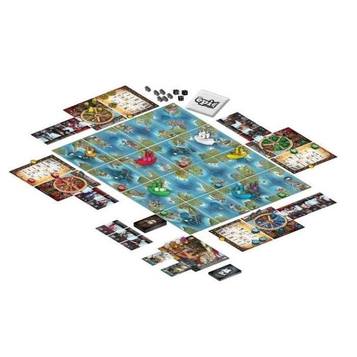 Jeu de société - tiny epic pirates - aventure en haute mer - 14 ans et plus - 1 à 4 joueurs