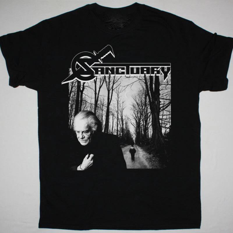Vtg Sanctuary Band Music Lover Cotton S-4XL Unisex Black Classic Tee Shirt XS
