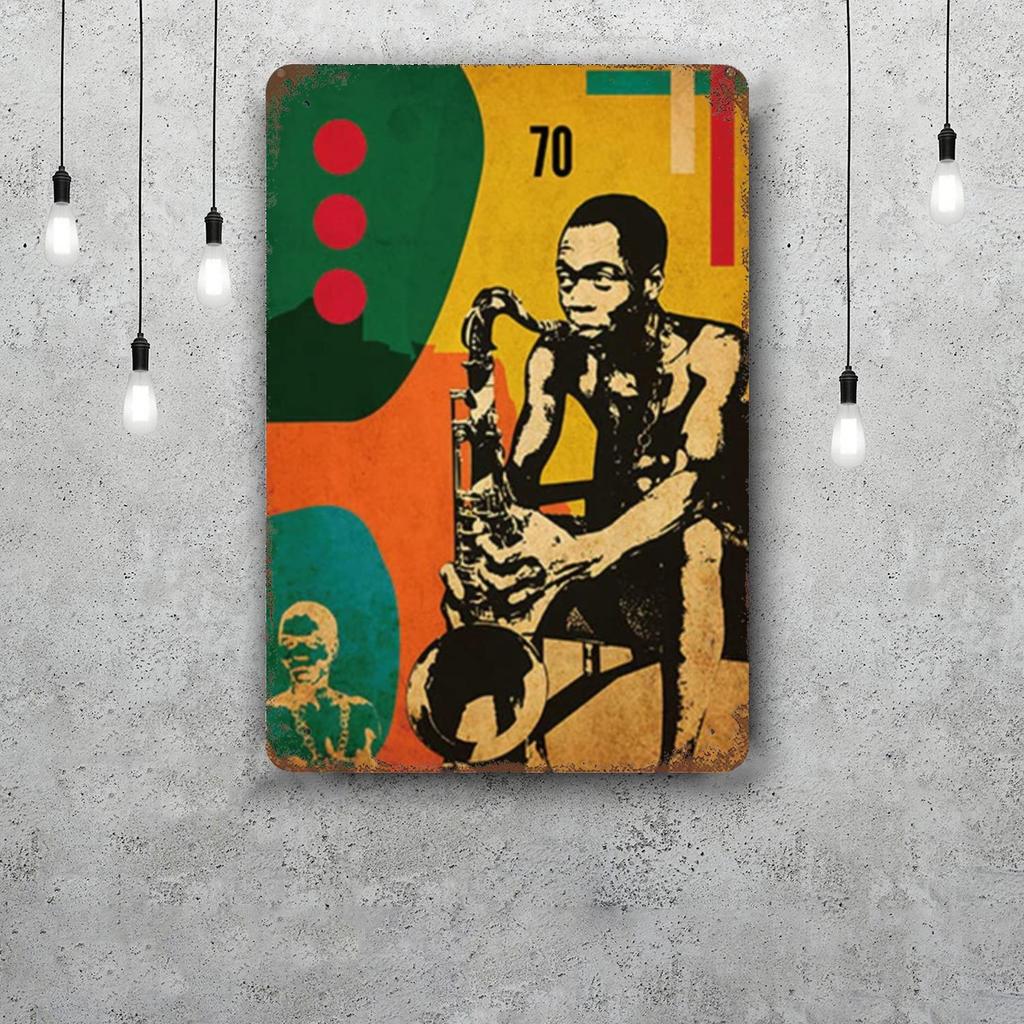 Fela Kuti Metal Signs wall decor Vintage Tin Signs Captain Metal Poster Decor for Bar Pub Club Wall Decoration