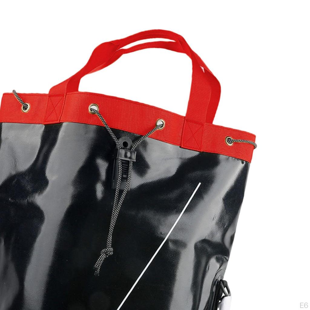 Backpack Rope Carrier Bag with Drawstring Closure Designed for Arborist Gear in Outdoor Settings