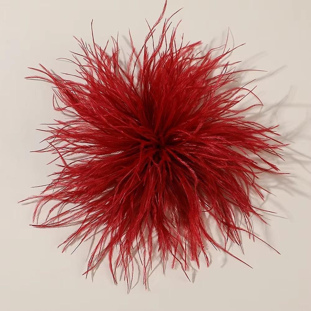 Broches à Plumes Grandes 8-10cm Design Exagéré Broche à Plumes Accessoires Accessoires pour Cheveux
