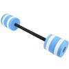 EVA Eco Friendly Water Swimming   Roundness Dumbbell Floating Toy Fitness Equipment(blue white )