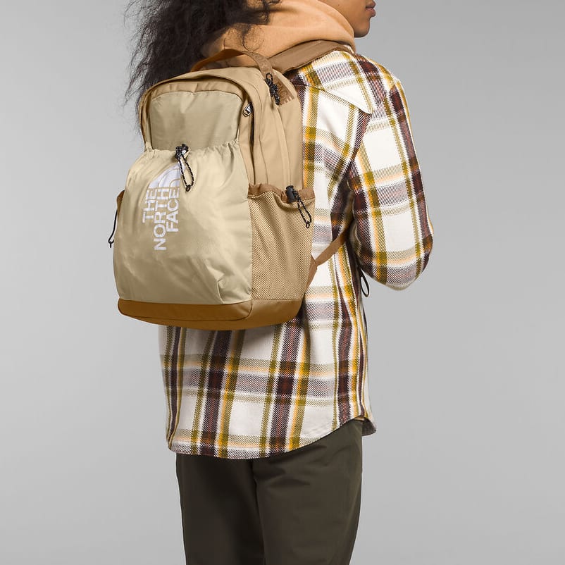 THE NORTH FACE 19L Backpack Outdoor Bag Recycled Polyester Khaki Men's NF0A52TBOK1