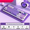 98-Tasten Kabellose Bluetooth Tri-Mode Mechanische Tastatur mit Blauen, Schwarzen, Braunen, Roten Schaltern - RGB für Gaming, Büro, Esports, Mädchen.
