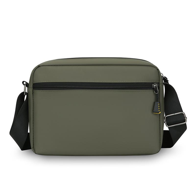 Crossbody Bag Men's Multi-Layer Zipper Coin Purse Outdoor Commuter Business Travel Shoulder Bag
