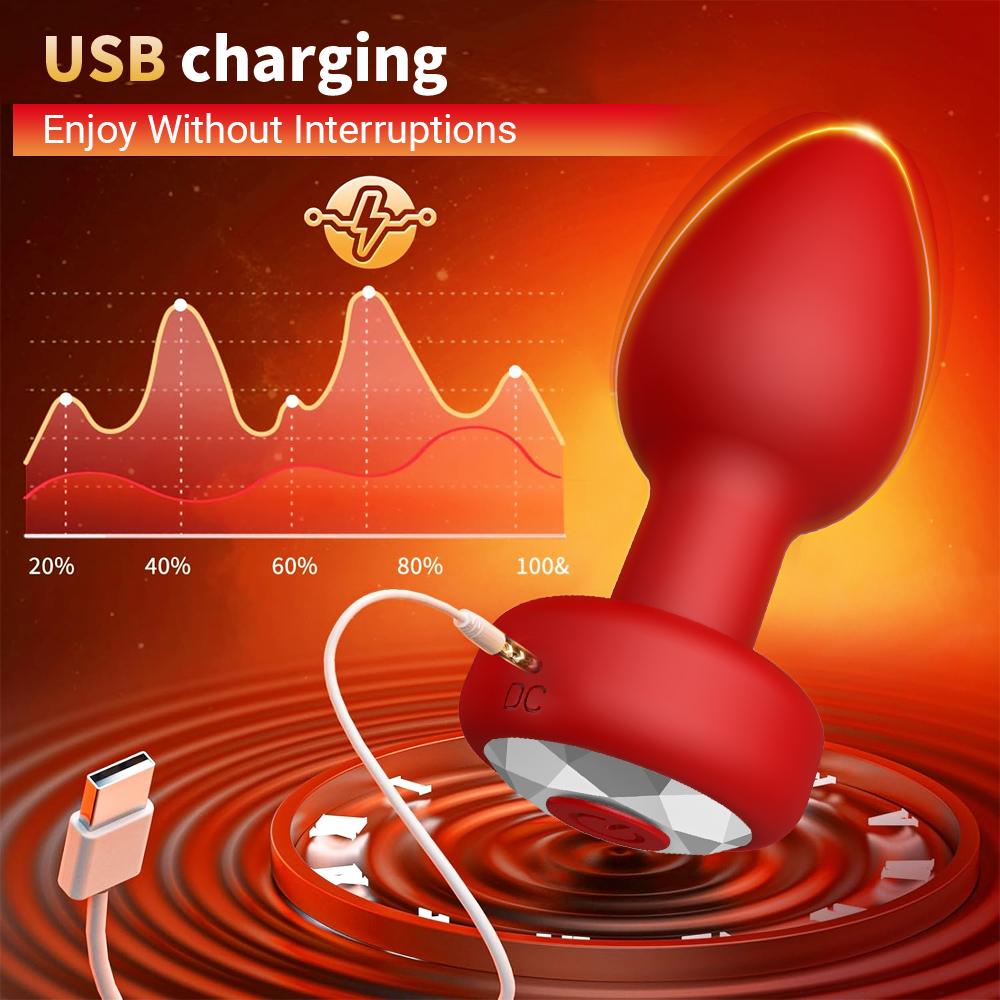 Anal Vibrator Butt Plug Men Prostate Massager Stimulator APP Wireless Control Female Masturbator Adult Sex Toys Couple Gay 18+