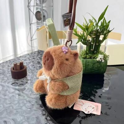 Scented Capybara Doll Internet Celebrity Kapibara Plush Toy Cute Table with Small Doll Ornament Bag Pendant
